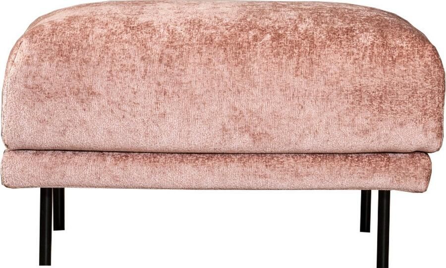 Bronx71 Hocker Denver roze stof chenille. - Foto 2