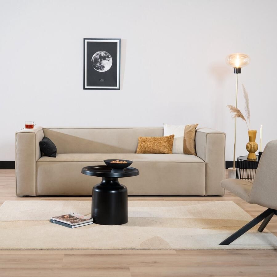 Bronx71 Salontafel Donna rond metaal zwart Salontafel rond - Foto 2