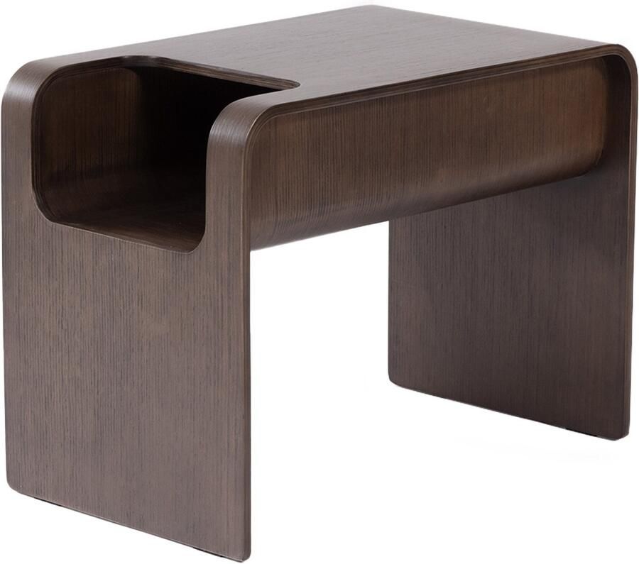 Bronx71 Scandinavische bijzettafel salontafel Isla 60x35x45 walnoot - Foto 2