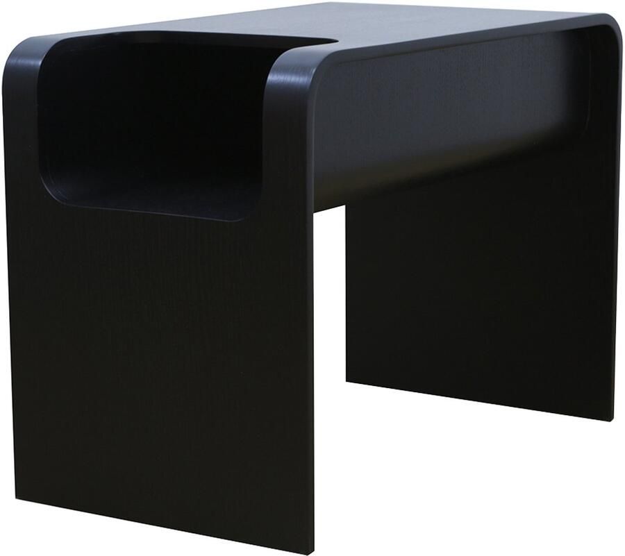 Bronx71 Scandinavische bijzettafel salontafel Isla 60x35x45 zwart - Foto 2