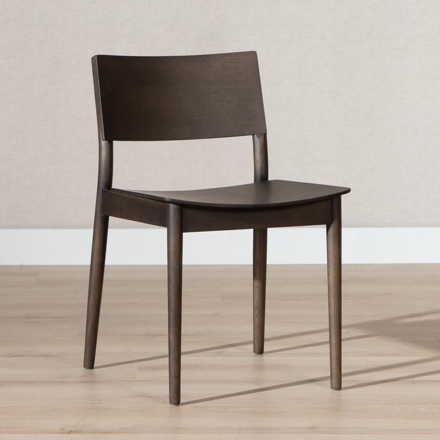 Bronx71 Scandinavische eetkamerstoel Juno walnoot stoel