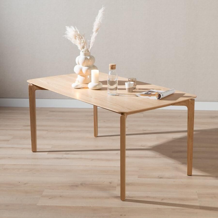 Bronx71 Scandinavische eettafel Cala naturel eiken 160 x 90 cm