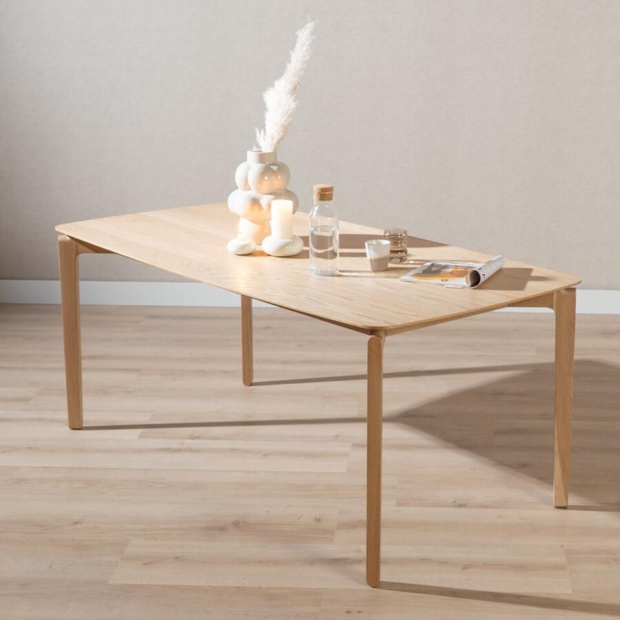 Bronx71 Scandinavische eettafel Cala naturel eiken 180 x 90 cm - Foto 2