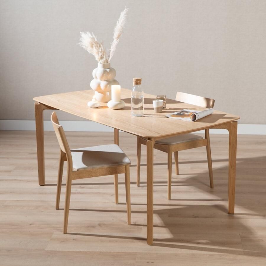 Bronx71 Scandinavische eettafel Cala naturel eiken 240 x 100 cm