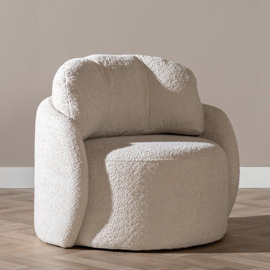 Bronx71 Scandinavische Fauteuil Nino off white