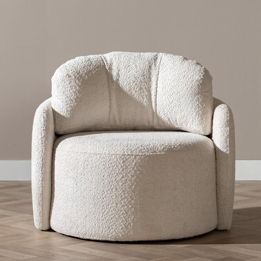 Bronx71 Scandinavische Fauteuil Nino off white - Foto 2