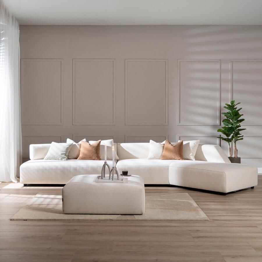 Bronx71 Scandinavische hoekbank July off white rechts 4-zits. - Foto 3