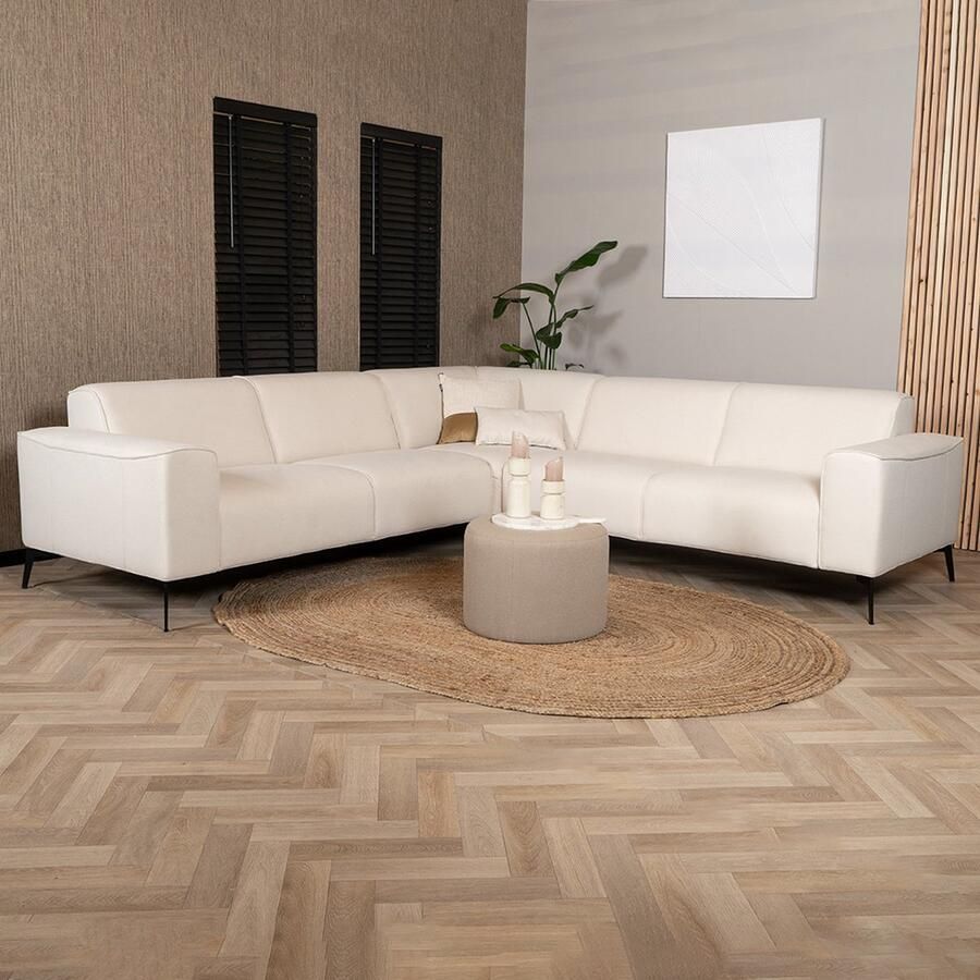 Bronx71 Scandinavische hoekbank Vegas off white links rechts. - Foto 2