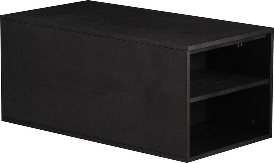 Bronx71 Salontafel Jaxx zwart eiken 88x46 cm - Foto 2