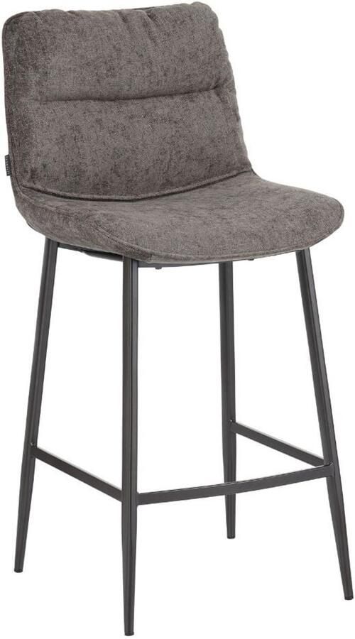 Bronx71 Velvet barkruk Trevi bruin 68 cm barstoel - Foto 2