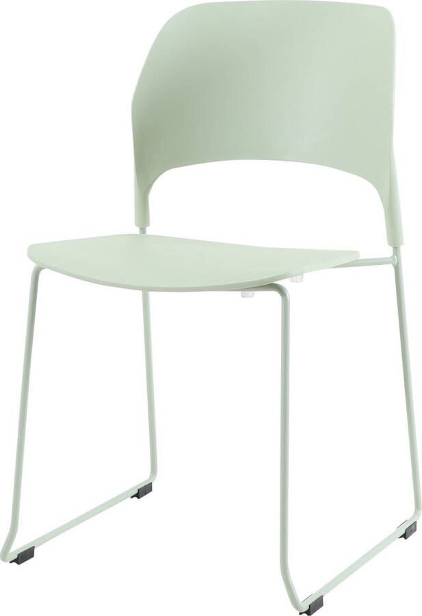 Bronx71 Scandinavische eetkamerstoel Elena lichtgroen stoel - Foto 4