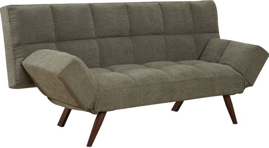 Bronx71 Slaapbank 1 5 persoons Timo gerecyclede stof groen Logeerbed Vouwbed Slaapstoel Zetelbed - Foto 2