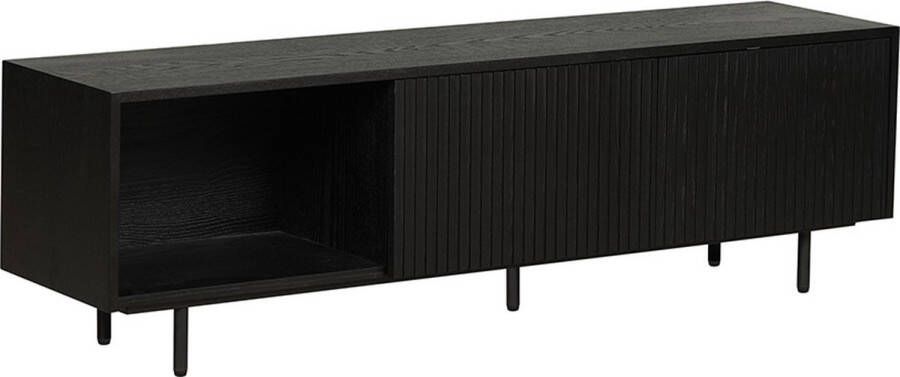 Bronx71 Tv-meubel Ray zwart eiken 150 cm.