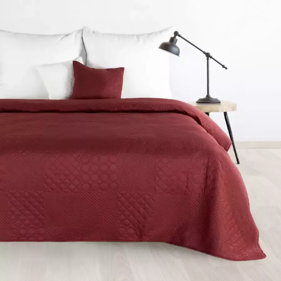 Brulo – beddensprei – Sprei – luxe bed – rood 170x210 cm