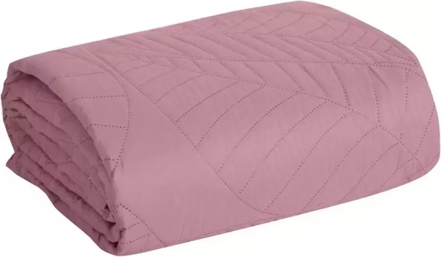 Brulo – beddensprei – Sprei – luxe bed – roze 220x240 cm