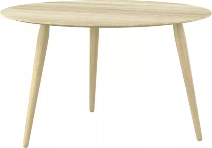 Bruunmunch Playround Bijzettafel plaat hout Hoogte 38 cm Ø 75 cm eiken gezeept - Foto 2