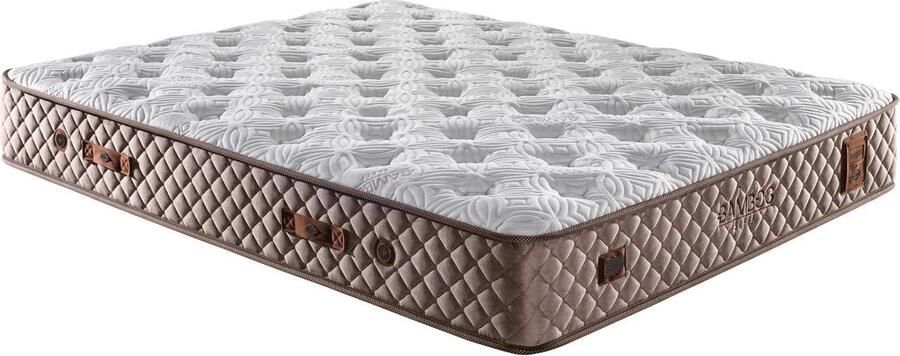 BSS Bedding Bamboo Sleep Matras 140 x 200 cm Hoogte 30 cm Matrassen Zeer Ademende Evenwichtige Ondersteuning Comfortabel – Ergonomisch