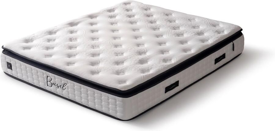 BSS Bedding Basel Matras 160x200 Matras 30 cm dik Orthopedisch Matras 7 Zones Gemiddeld Matras Hypoallergeen Ademend en met Geïntegreerde Topmatras - Foto 2