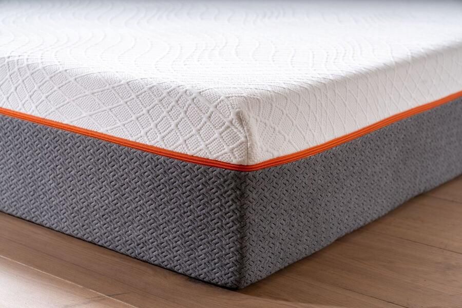 BSS Bedding Elite Matras 120x200 Anti Slip Matras 7-Zone Memory Foam Matras 22 cm Dikte Anti-Slip Onderzijde HR & Steun Foam Luxe Comfort