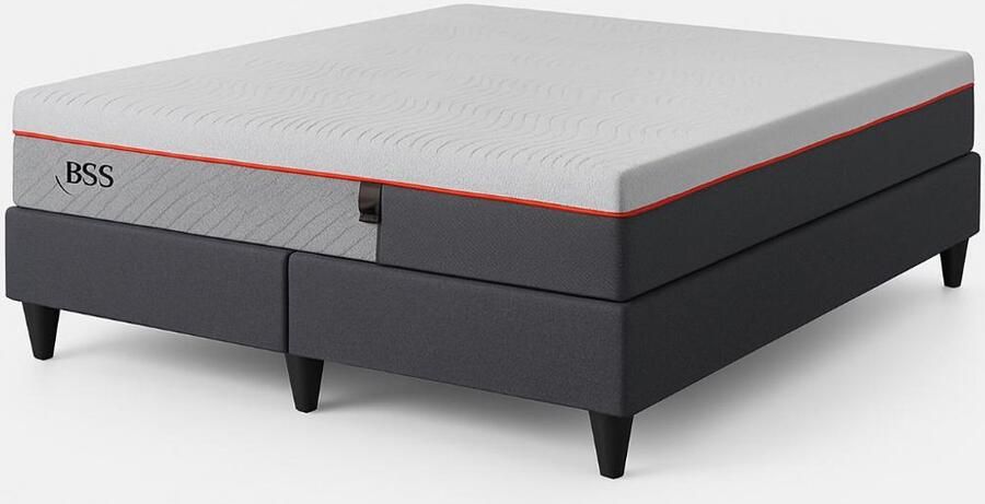 BSS Bedding Elite Matras 160x200 Anti Slip Matras 7-Zone Memory Foam Matras 22 cm Dikte Anti-Slip Onderzijde HR & Steun Foam Luxe Comfort