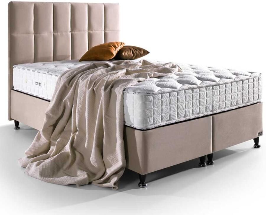 BSS Bedding Golden Prime Bed Boxspring Set 160 x 200 H4 H5 Complete Boxspring Slaapkamerbed 1 x Matras 2 x Bedbox 1 x Bedhoofdeinde - Foto 2