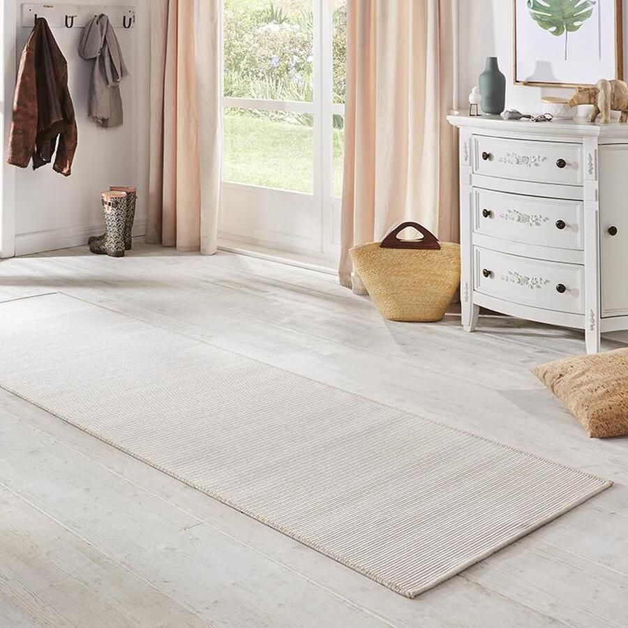 HANSE Home Loper Nature in- en outdoor Vloerkleed weerbestendig balkon hal woonkamer waterbestendig sisal look