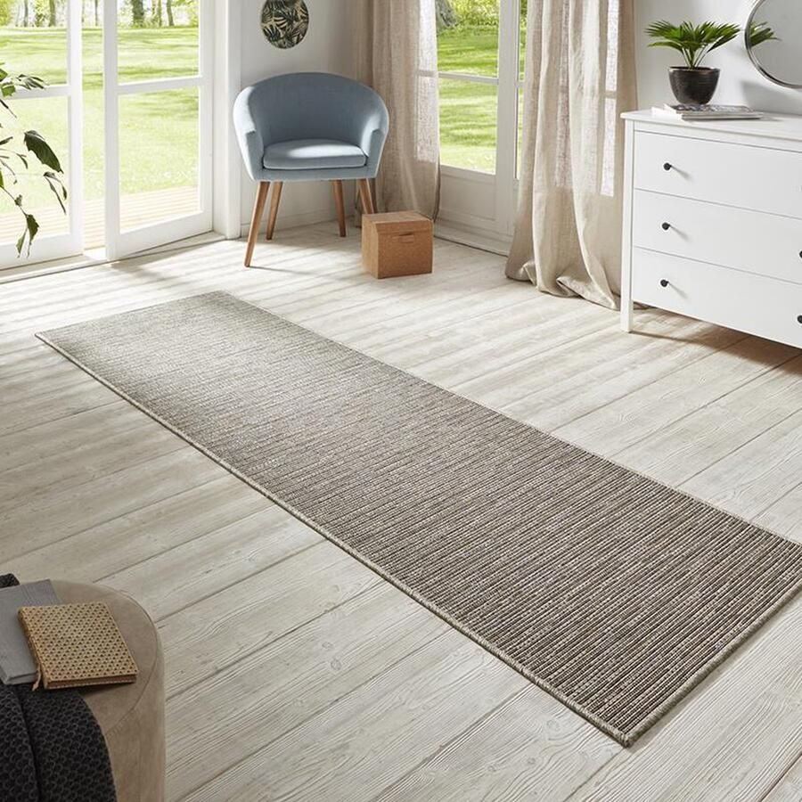 HANSE Home Loper Nature 400 Platweefsel in- & outdoor antislip hal keuken tuin terras