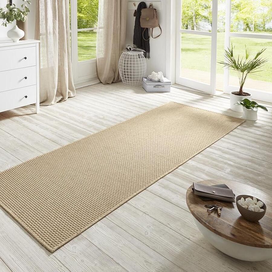 HANSE Home Loper Nature 600 Platweefsel in- & outdoor antislip hal keuken tuin terras