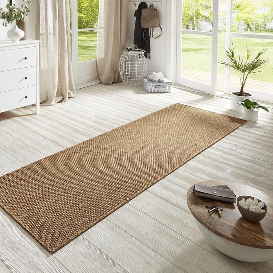 HANSE Home Loper Nature 600 Platweefsel in- & outdoor antislip hal keuken tuin terras