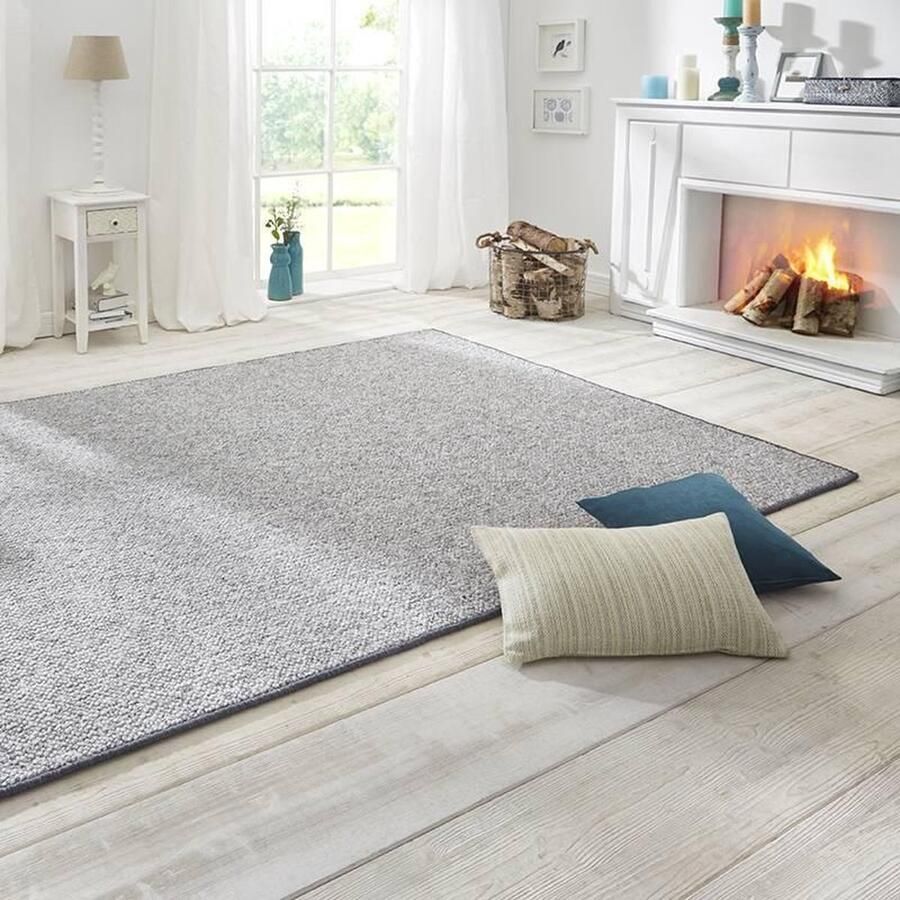 HANSE Home Vloerkleed Wolly 2 Vlakweefsel loper Scandi wol-look eetkamer woonkamer gang
