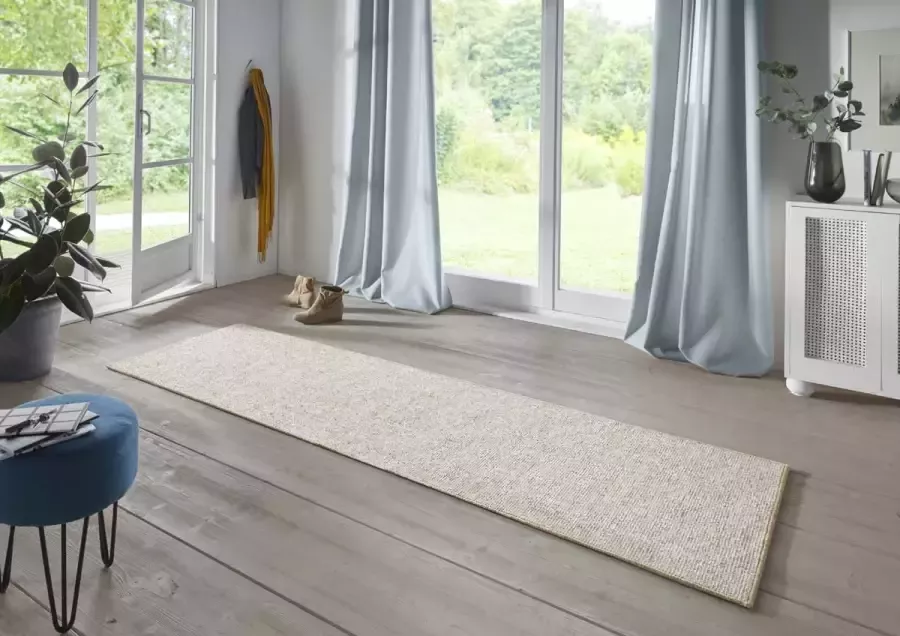 BT Carpet Effen loper Fineloop Comfort bruin 80x150 cm