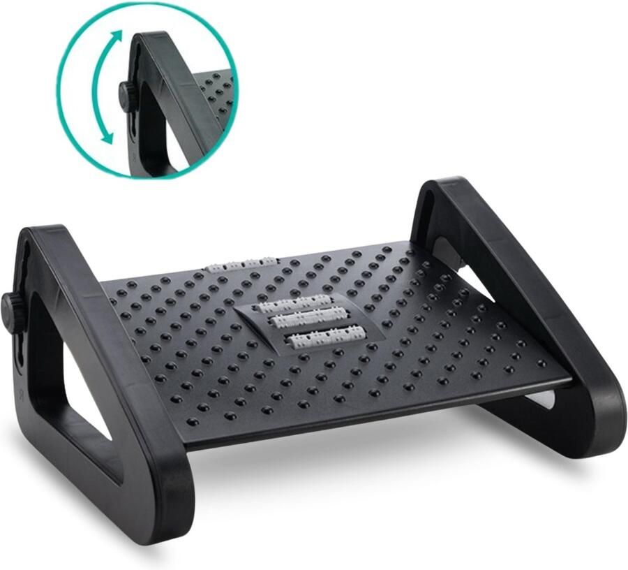 BUDDLEY Voetensteun Bureau Verstelbaar Voetenbankje Bureau Ergonomisch Voetenbankjes Verstelbaar Voetsteun Kantoor Ergonomische Voetenbank Office 44CM - Foto 2
