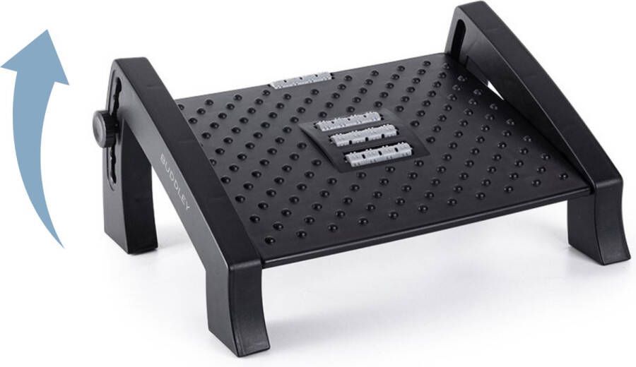 BUDDLEY Voetensteun Bureau Verstelbaar Voetensteun Bureau Ergonomisch Ergonomische Voetensteun Voetsteun Kantoor Bureau Voetensteun Voetenbankje Bureau Voetenbankjes Ergonomische Voetenbank Office In Hoogte Verstelbaar - Foto 2