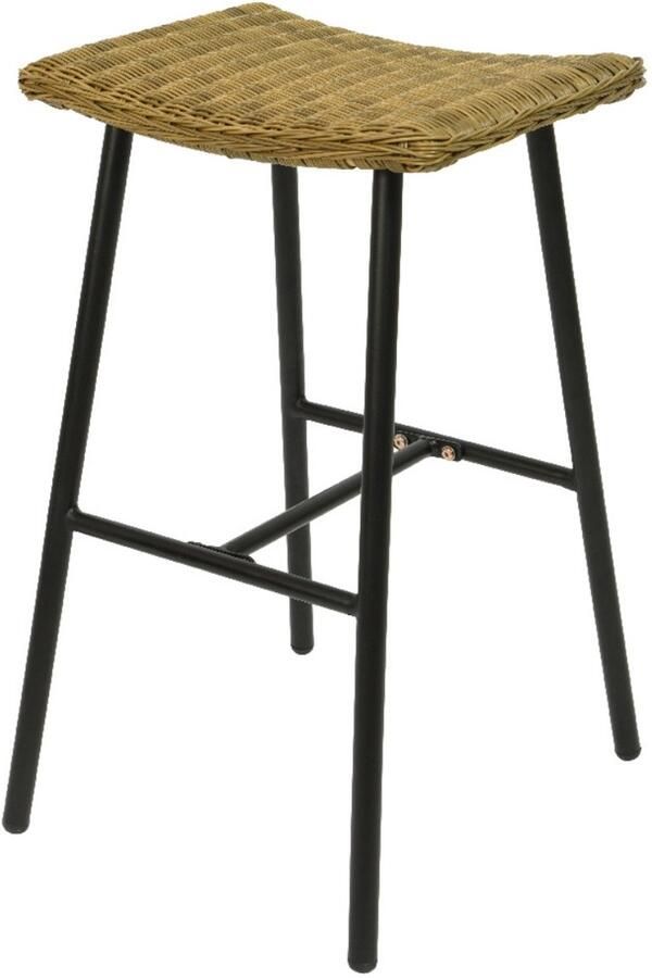 Budgetland Kruk Hanoi barkruk wicker 72 cm