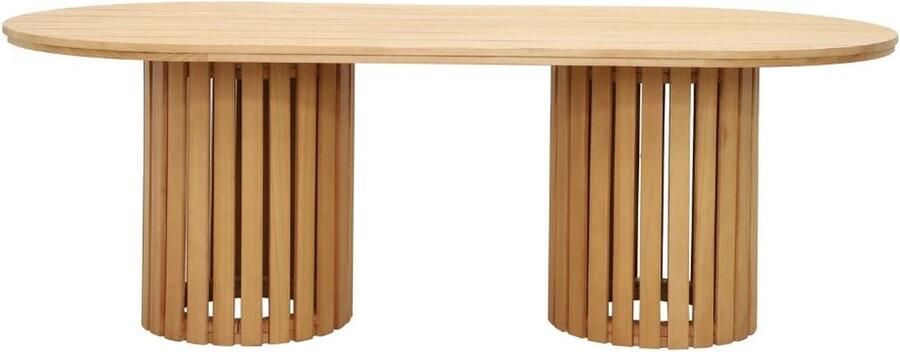 BUITEN living Berlijn dining tuintafel hardhout Teak Look 300cm 8 personen