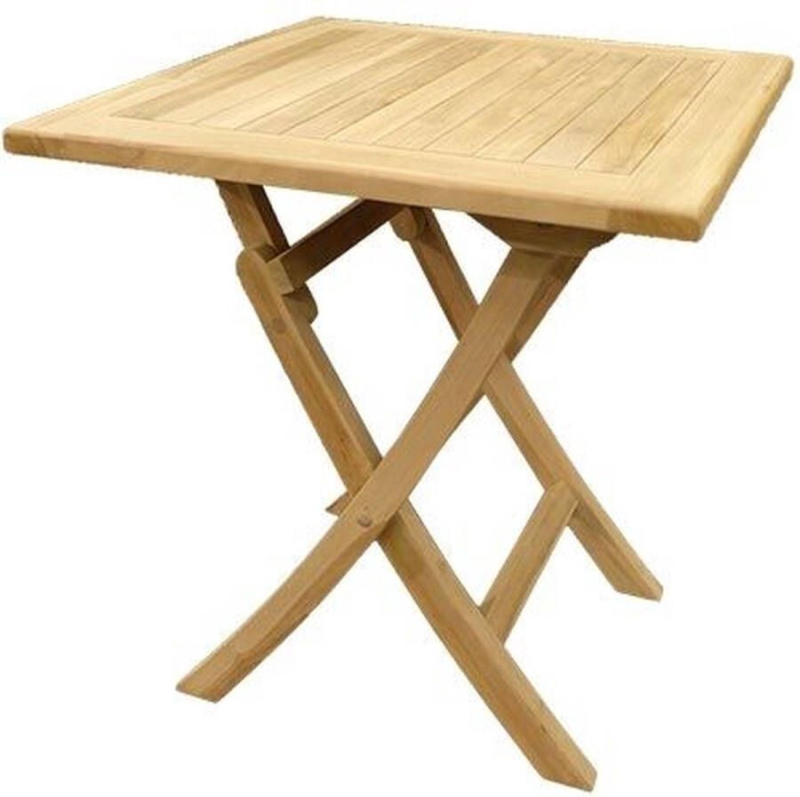 Buitengewoon Boet Teak Klaptafel 70x70