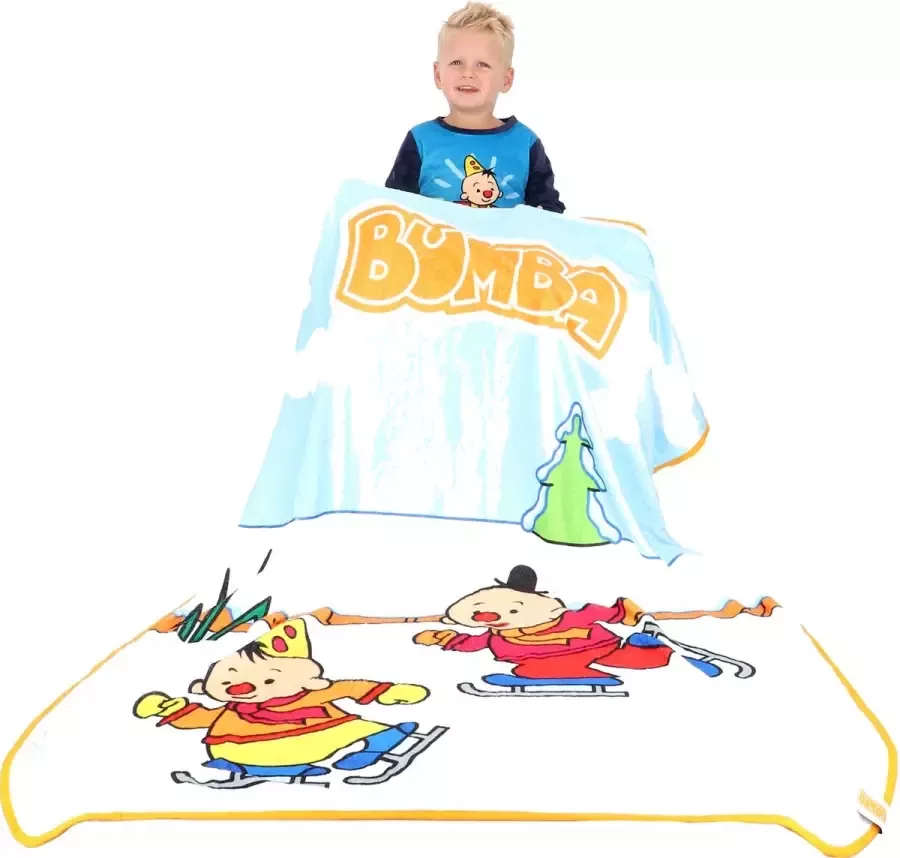 Bumba Fleeceplaid 110x150cm Lekker warm met een deken op de bank!