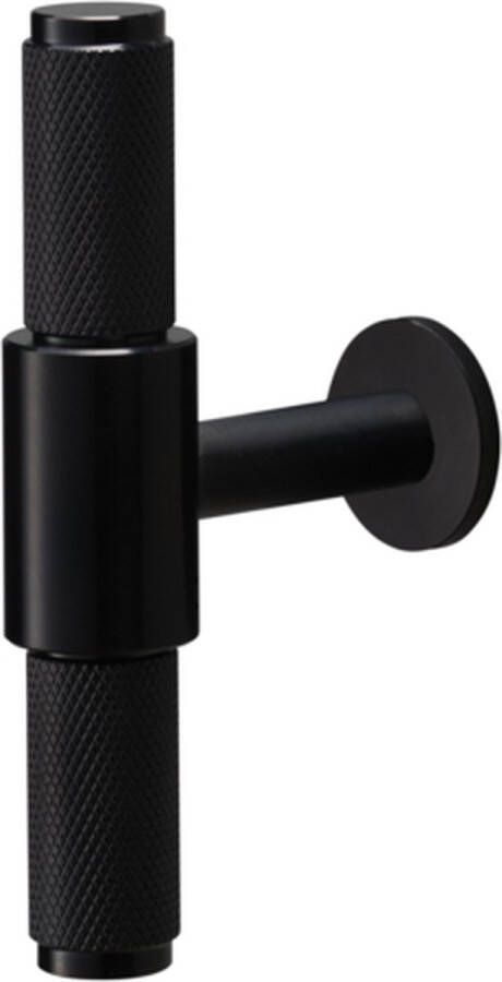 Buster and Punch Meubelgreep Zwart Metaal Cross T-bar 94 mm zwart