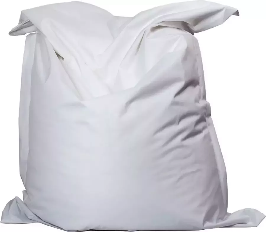 BWK Collections BWK – Zitzak (L) – Wit – 135x175cm Geschikt voor binnen en buiten