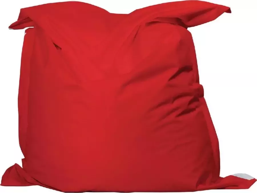 BWK Collections BWK – Zitzak (M) – Rood – 135x135cm Geschikt voor binnen en buiten