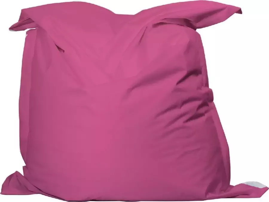 BWK Collections BWK – Zitzak (M) – Roze – 135x135cm Geschikt voor binnen en buiten