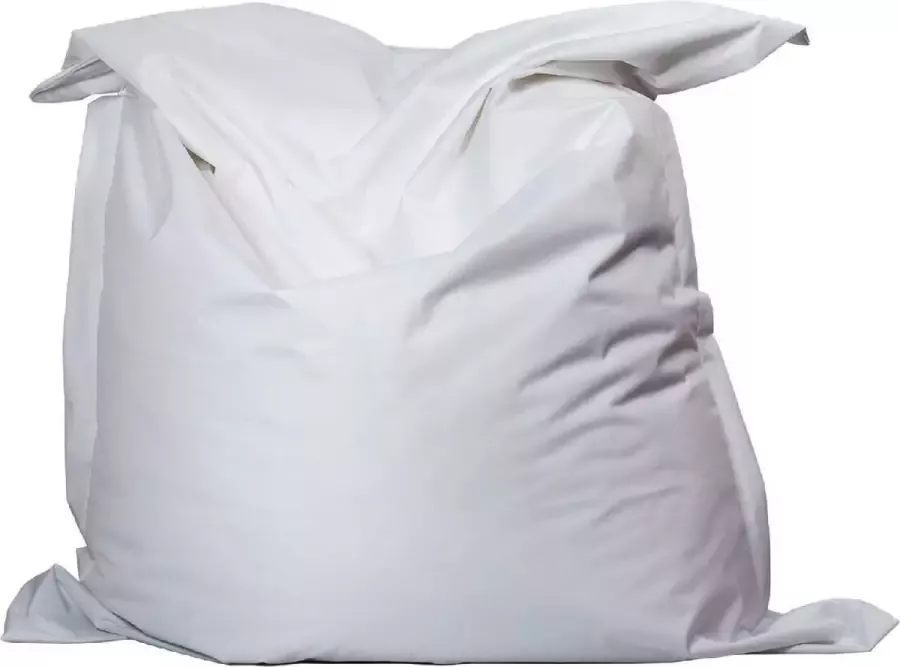 BWK Collections BWK – Zitzak (M) – Wit – 135x135cm Geschikt voor binnen en buiten