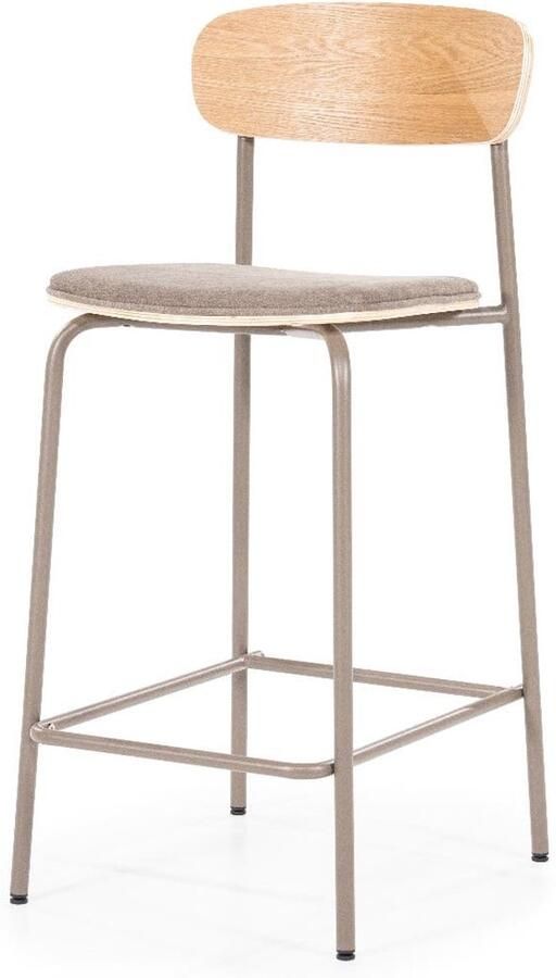 By-Boo Barkruk Skola Taupe (zithoogte 67cm)