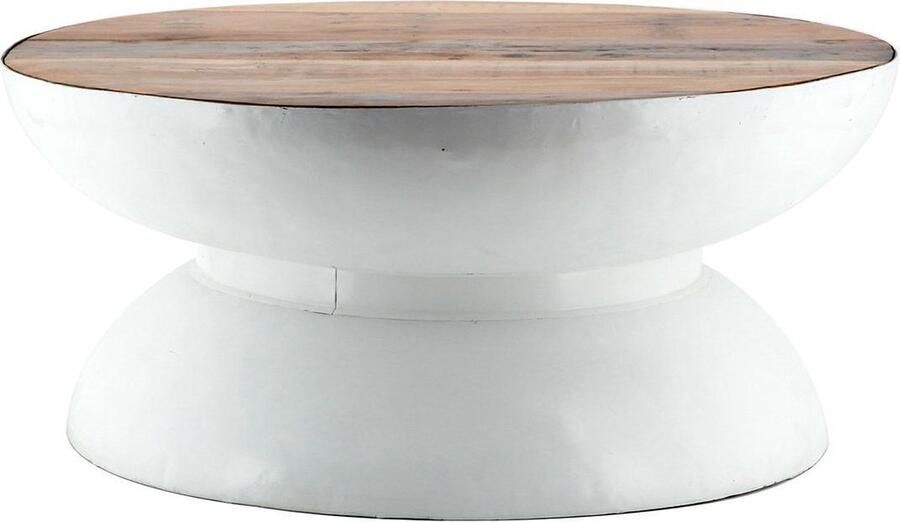 By Boo Bijzettafel YoYo wit large 36x80x80cm