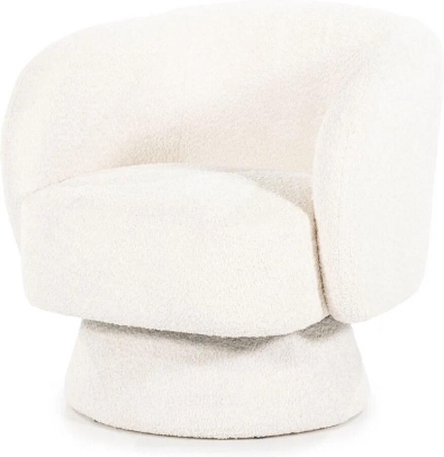 By-Boo Draaifauteuil Balou Bouclé Beige - Foto 2
