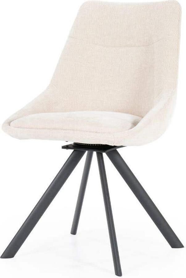By-Boo Draaibare Eetkamerstoel Bliss Beige