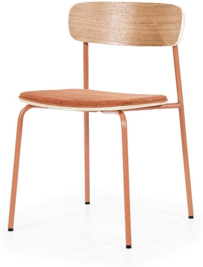 By-Boo Eetkamerstoel Skola terracotta