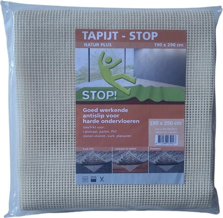 By Javy Anti slip mat Anti-slip mat 190 x 290 cm Antislip mat voor harde ondervloeren Anitslipmat vloerkleed Anti-slip onderkleed