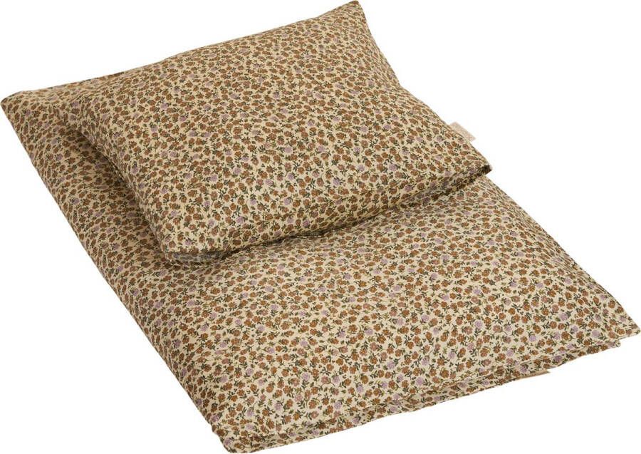 By Klipklap dekbedovertrek + kussensloop eenpersoons Wild flowers lilac Bed linen 140 x 200 cm 63 x 60 cm