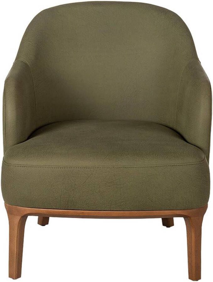 By Kohler Diana fauteuil met armleuning en houten poten